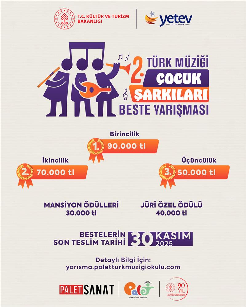 2. TÜRK MÜZİĞİ ÇOCUK ŞARKILARI BESTE YARIŞMASI
